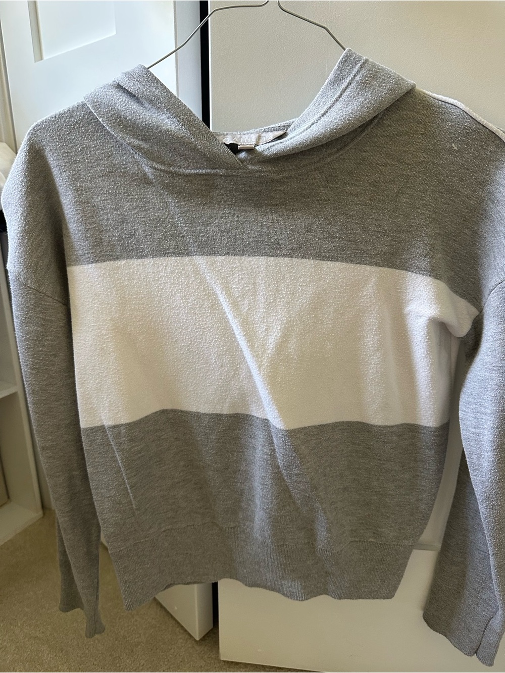 Athleta Stripped Hoodie